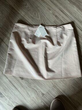 H&M Light Blush Mini Skirt,  sparkles